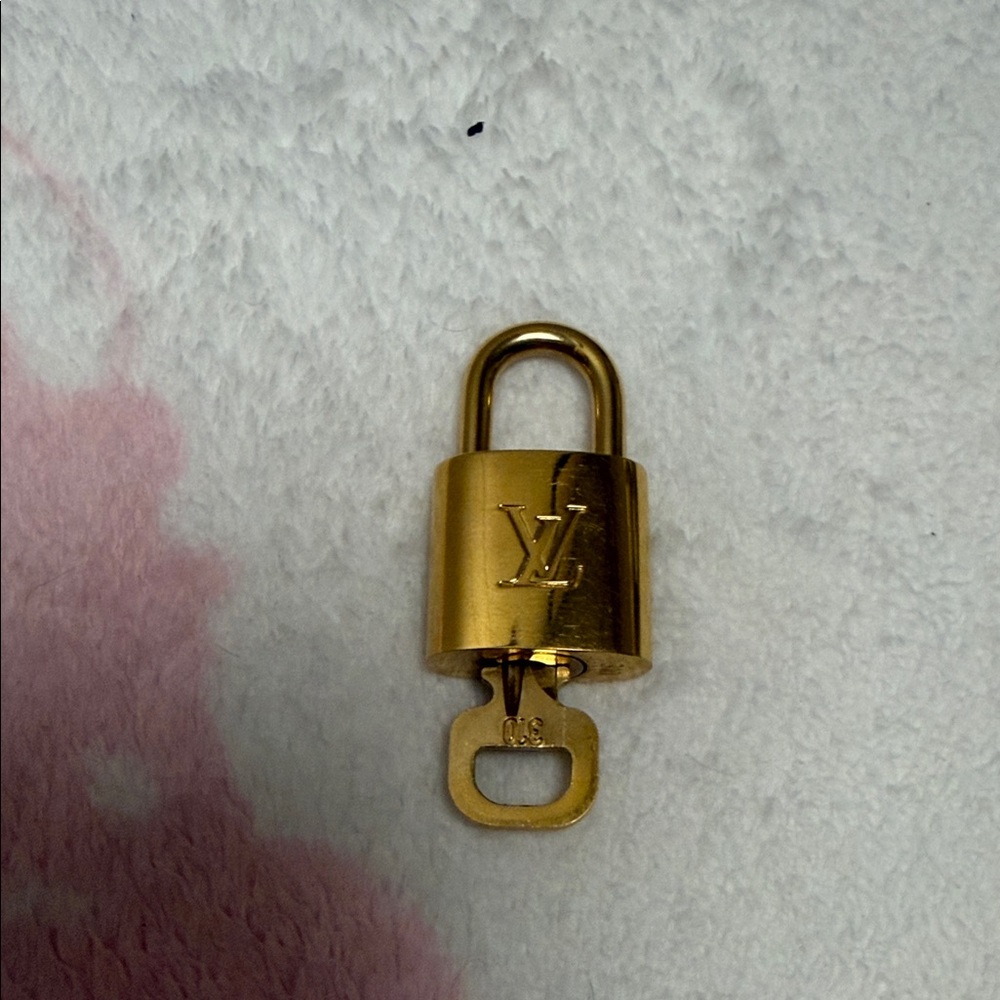 Louis Vuitton Gold Padlock Jewelry